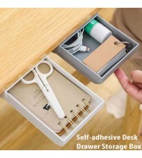 Self-adhesive Desk Drawer Storage Box